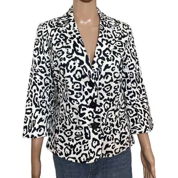 Linea Louis Dell'Olio Blazer Jacket 3/4 Sleeve Size XS - Picture 1 of 3